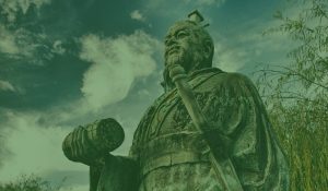 estátua general Sun Tzu Liderança